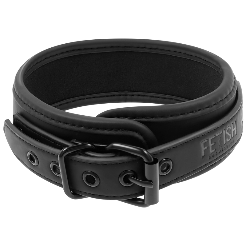 FETISH SUBMISSIVE - CHAIN COLLAR WITH NOPRENE LINED