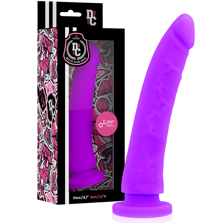 DELTA CLUB - TOYS MEDICAL LILAC SILICONE DILDO 17 CM -O- 3 CM