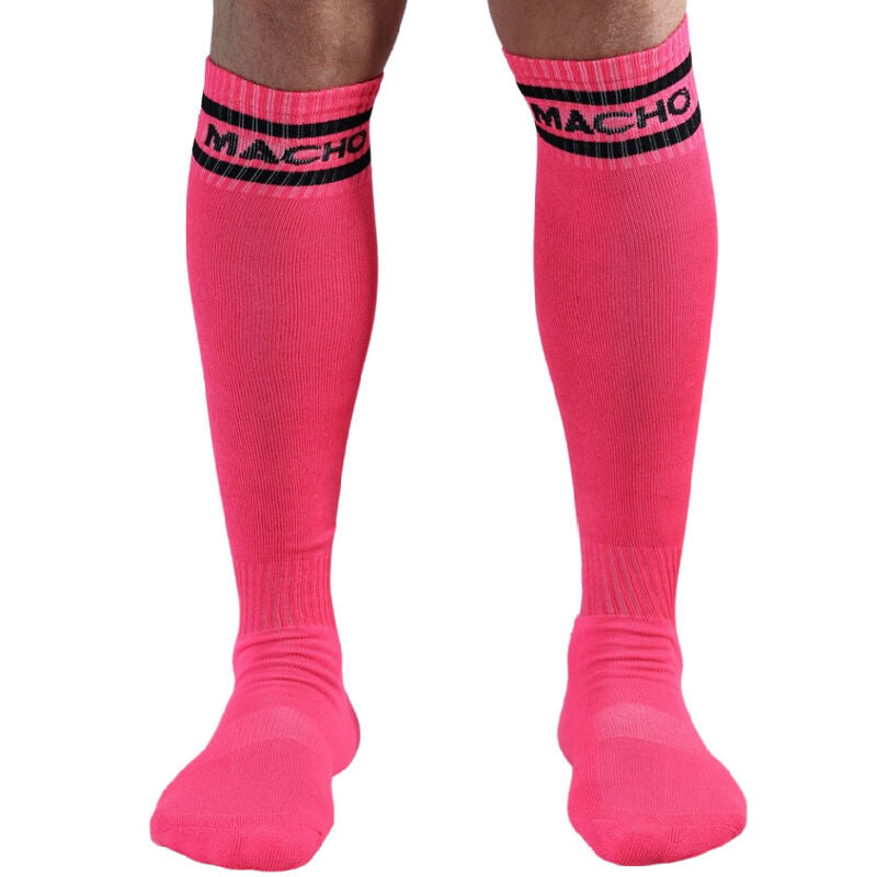 MACHO - CHAUSSETTES LONGUES TAILLE UNIQUE BLEU