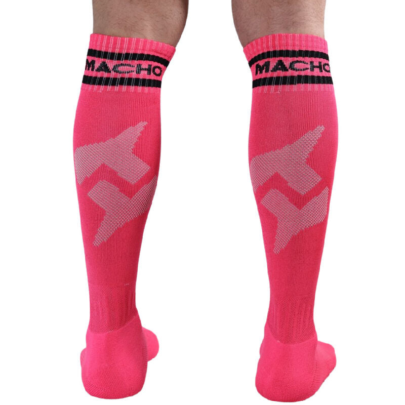 MACHO - CHAUSSETTES LONGUES TAILLE UNIQUE BLEU